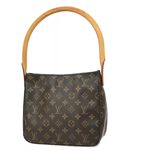 LOUIS VUITTON Looping MM Shoulder Bag Monogram Leather BN France M51146 72ED213 - Picture 1 of 16